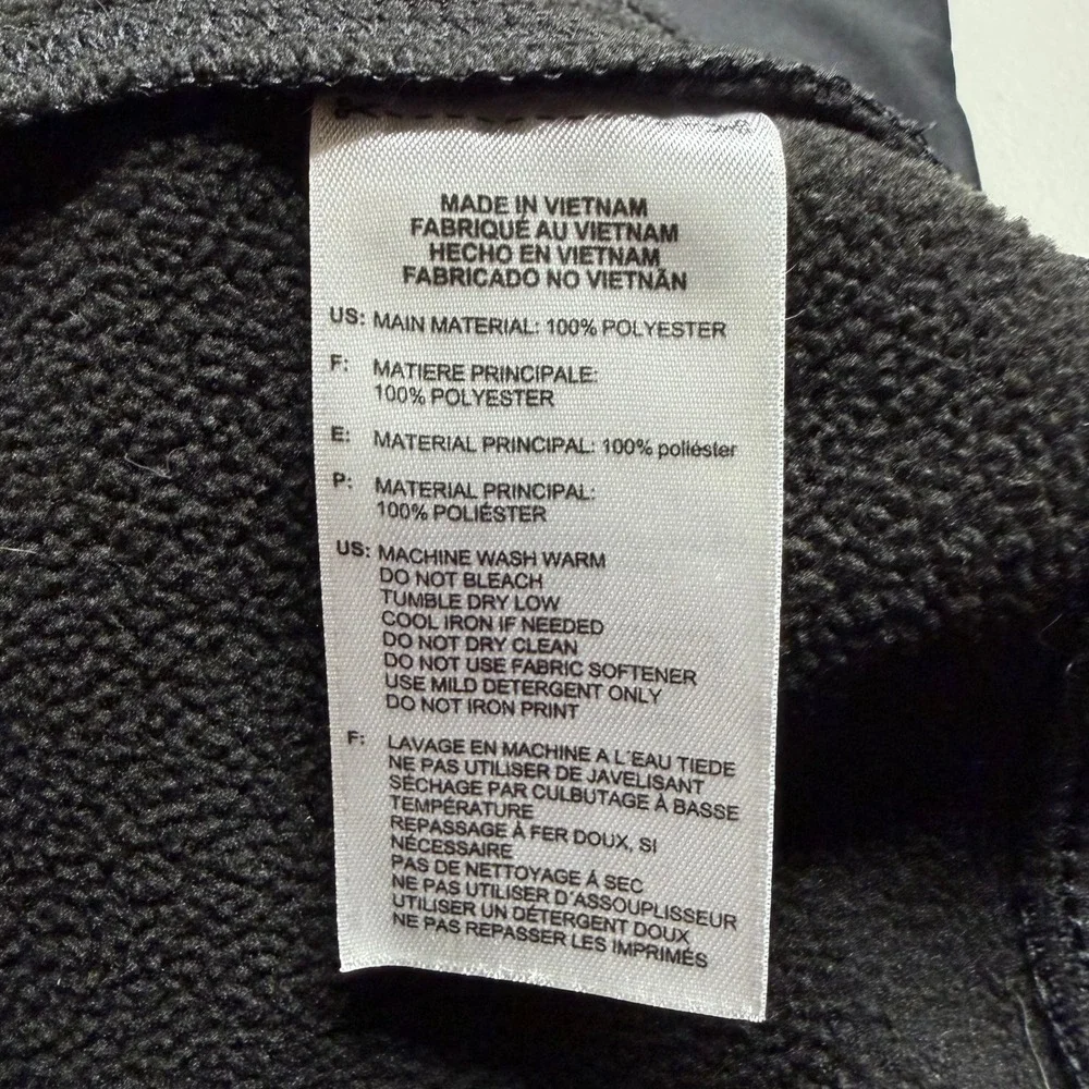 Adidas Mens Medium Climawarm Full Zip Hoodie Black Blue Fleece Jacket